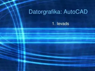 datorgrafika autocad