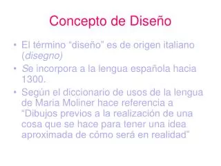 concepto de dise o