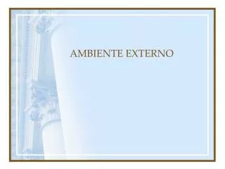 ambiente externo