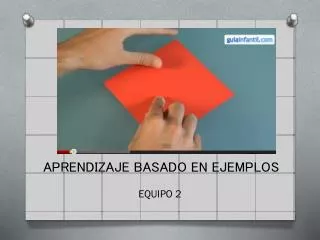 aprendizaje basado en ejemplos