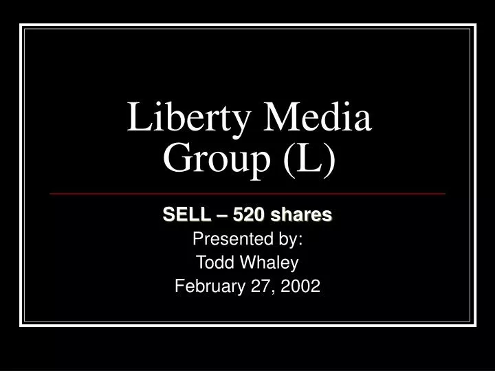 liberty media group l