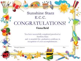 Sunshine Starz E.C.C.