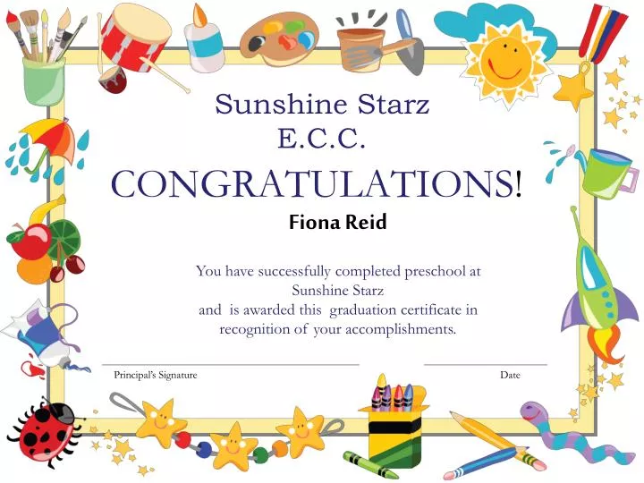 sunshine starz e c c