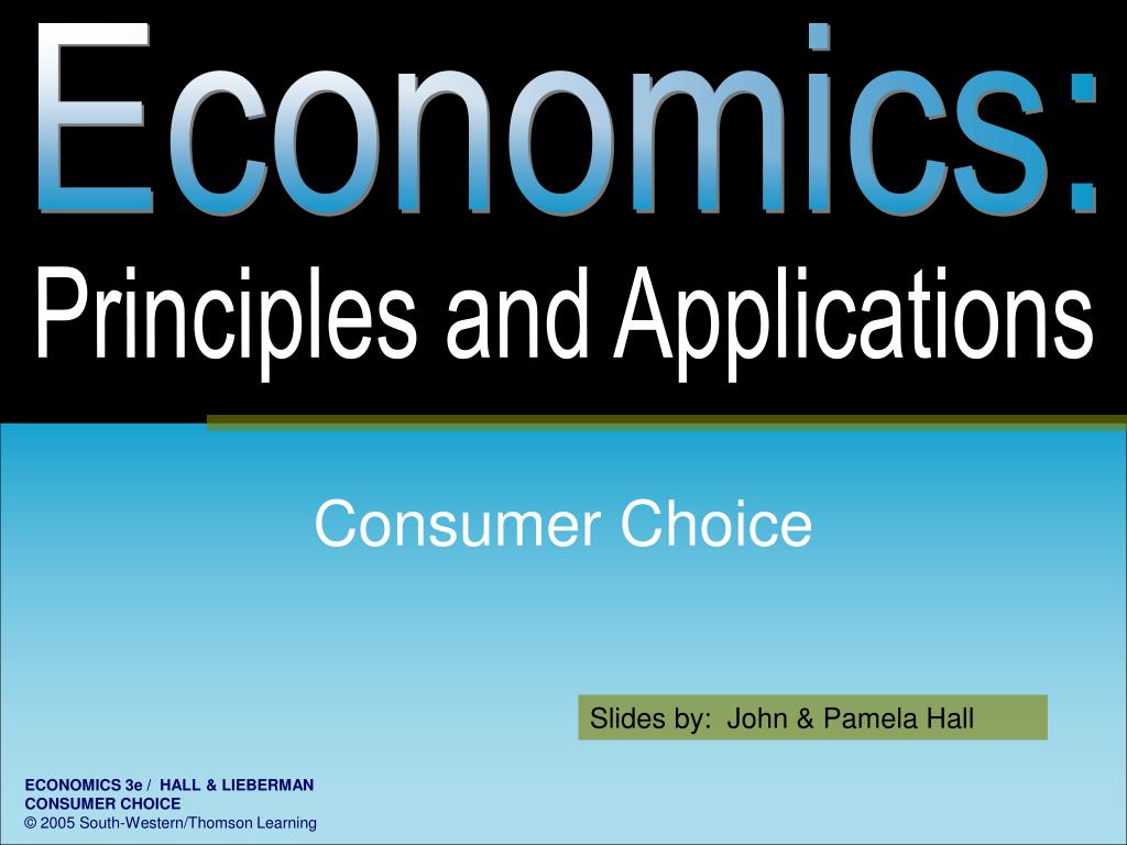 PPT - Consumer Choice PowerPoint Presentation, free download - ID:5331897