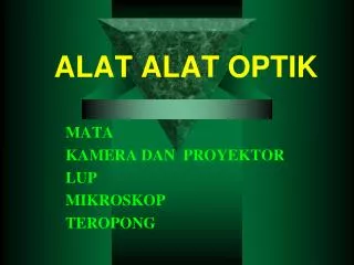 alat alat optik