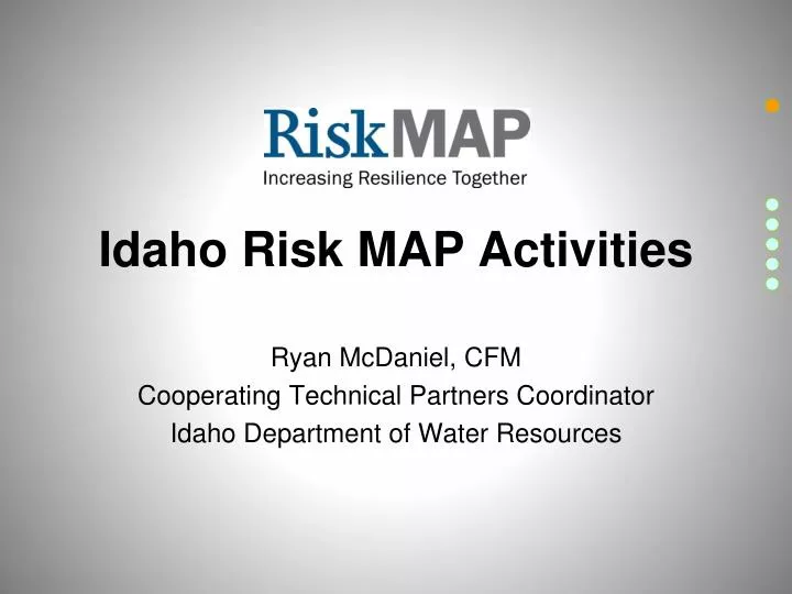 idaho risk map activities