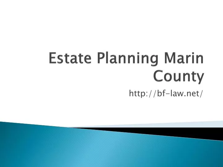 estate planning marin county