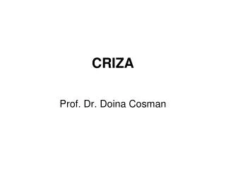 cri za