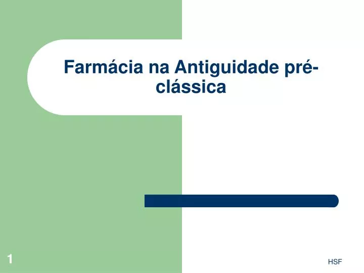 farm cia na antiguidade pr cl ssica