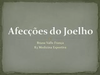 afec es do joelho