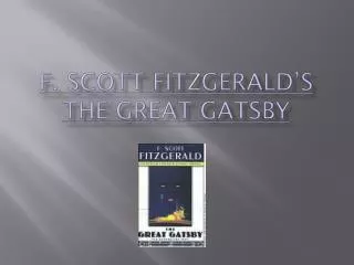 f scott fitzgerald s the great gatsby