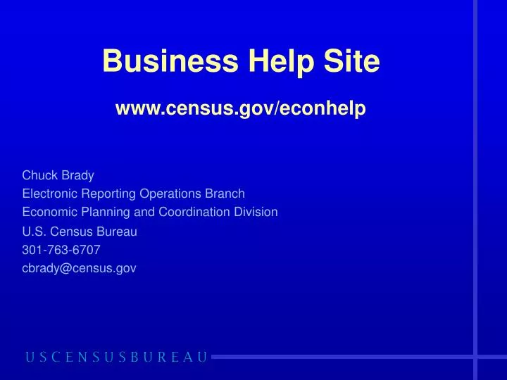 business help site www census gov econhelp