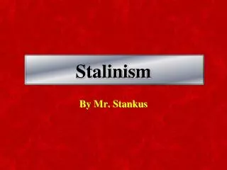 Stalinism