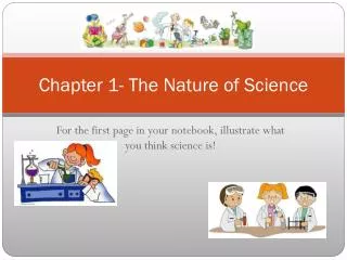 Chapter 1- The Nature of Science