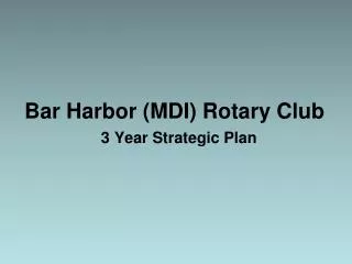 Bar Harbor (MDI) Rotary Club