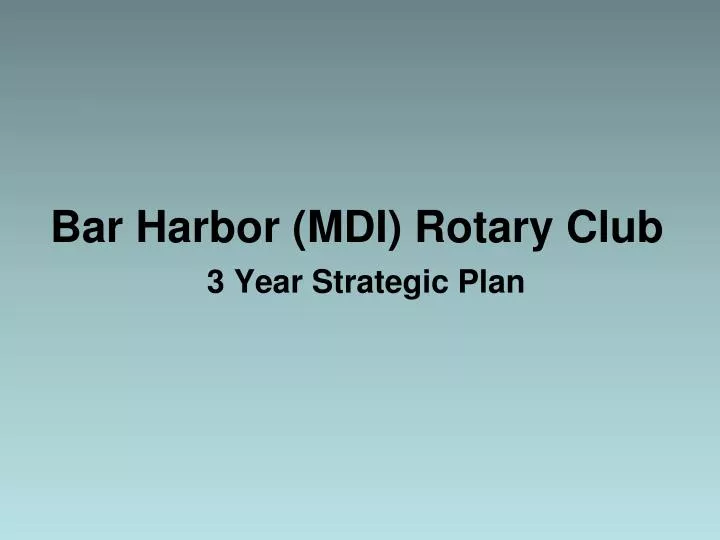 bar harbor mdi rotary club