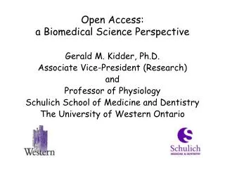 Open Access: a Biomedical Science Perspective