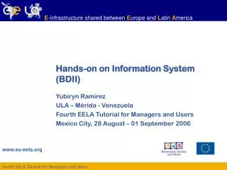 Hands-on on Information System (BDII)