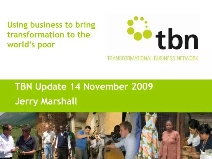 tbn update 14 november 2009 jerry marshall