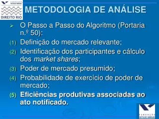 metodologia de an lise