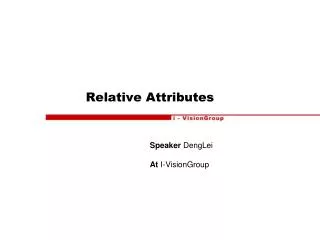 Relative Attributes