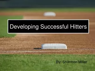 Developing Successful Hitters
