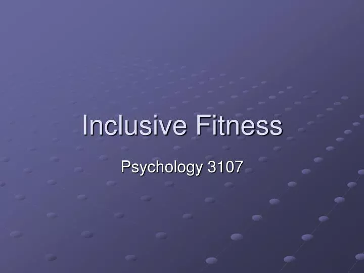 inclusive fitness