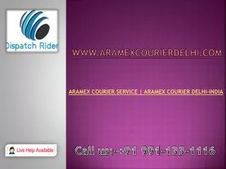 Aramex Courier service 91 9911331116
