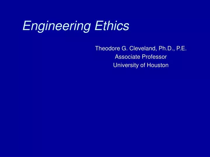 engineering ethics