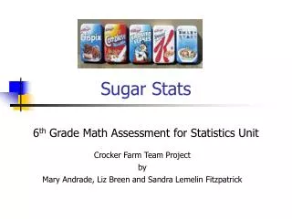 sugar stats