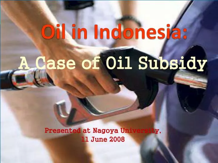 oil in indonesia