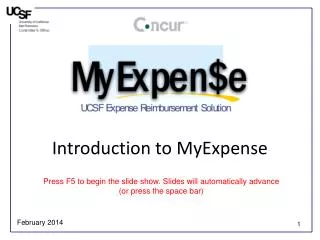 Introduction to MyExpense