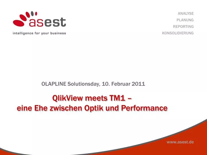qlikview meets tm1 eine ehe zwischen optik und performance