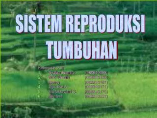 Kelompok V III: Syafira Imaniar	(080610099) M.Z. Fanani	(080610100) Nency		(080610157)