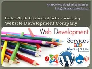 Factors to be considered to hire Winnipeg web development