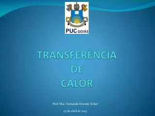 transfer ncia de calor