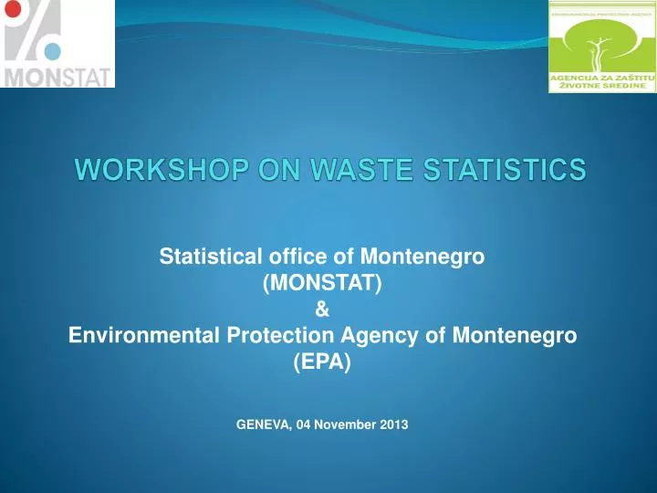 workshop on waste statistics