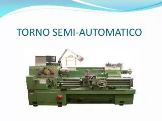 torno semi automatico