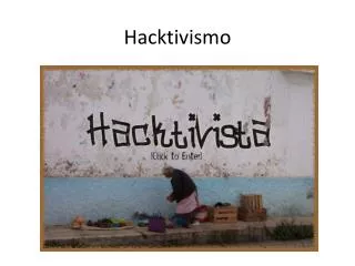hacktivismo