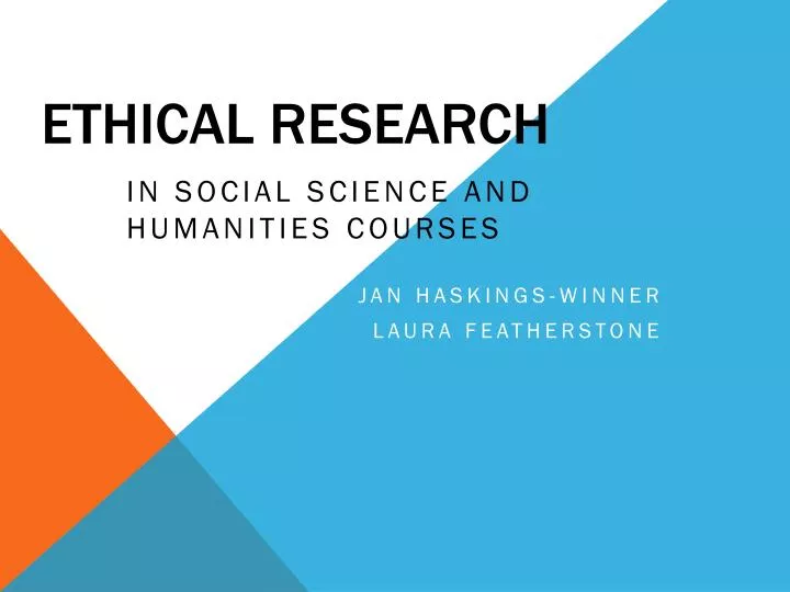ethical research