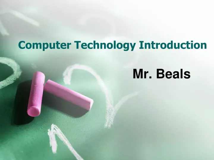 computer technology introduction