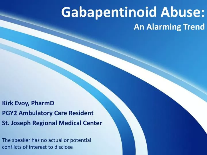 gabapentinoid abuse an alarming trend