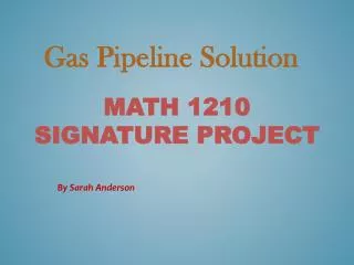 Math 12 10 Signature Project
