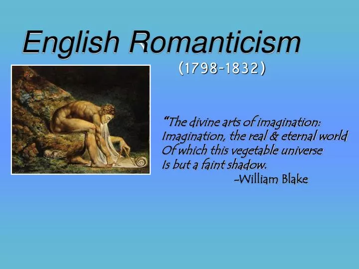 english romanticism