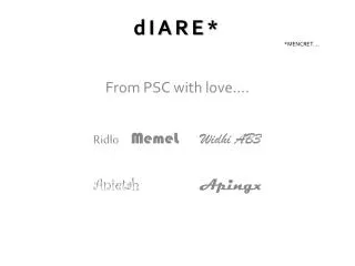 diare mencret
