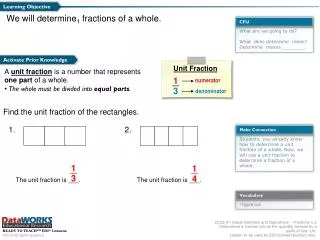 Learning Objective