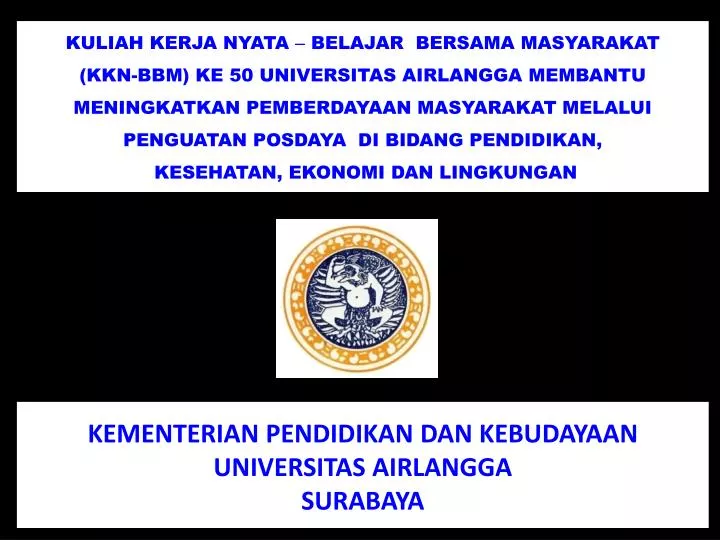 kementerian pendidikan dan kebudayaan universitas airlangga surabaya