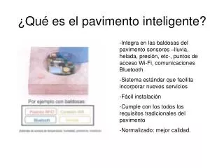 qu es el pavimento inteligente