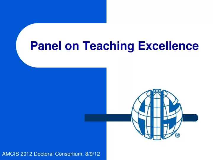 panel on teaching excellence