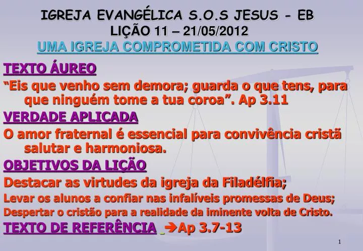 igreja evang lica s o s jesus eb li o 11 21 05 2012 uma igreja comprometida com cristo